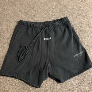 Men’s L Essentials “Fear of God” Charcoal Athletic Men's Shorts